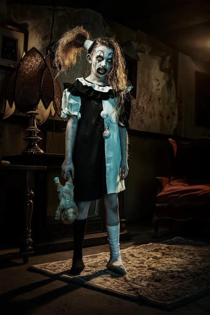 Terrifier Art The Clown Costume Dress - Women's Art The Clown Cosplay
