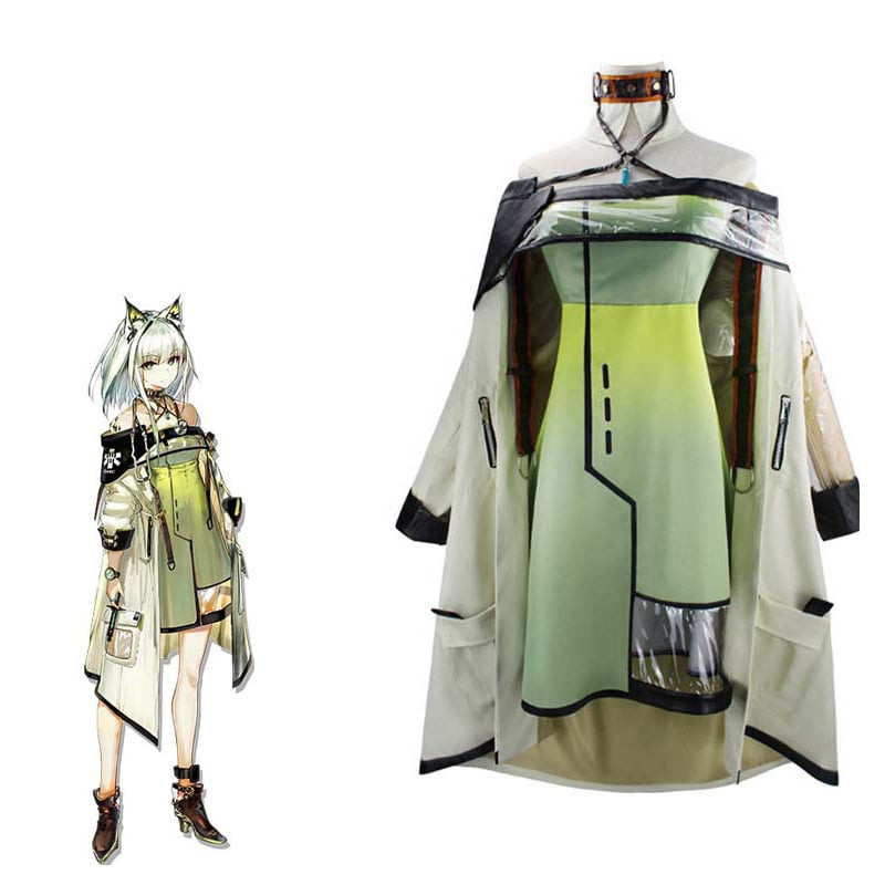 Arknights Kal'tsit Costume - Off Shoulder Dress Kal'tsit Cosplay