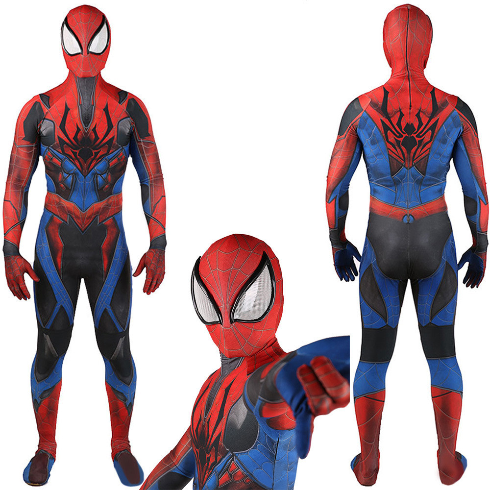 Marvel Variant Play Arts Kai Spider Man Costume - Play Arts Kai Spider Man Cosplay