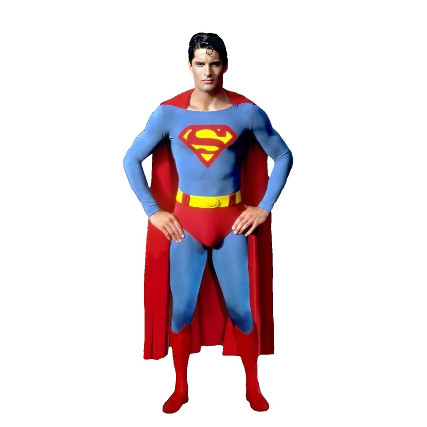 The New 52 Superman Costume - Bodysuit Cape Set Superman Cosplay