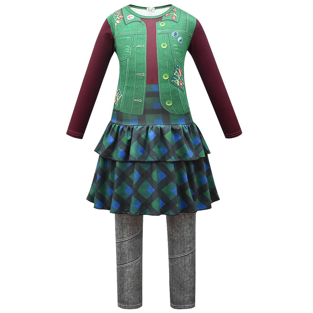 Zombie 2 Zoey Lycra Cosplay Costume