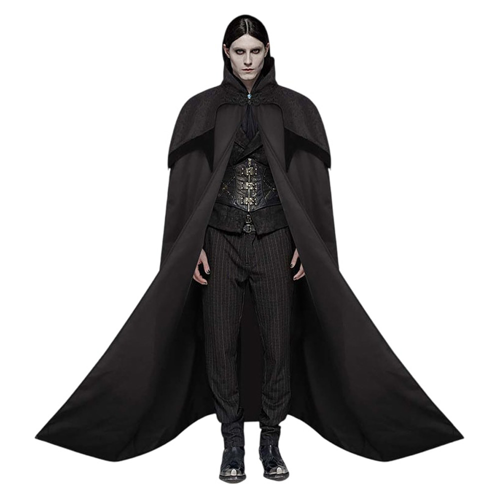 Vampire Costume - Black Cape Vampire Cosplay
