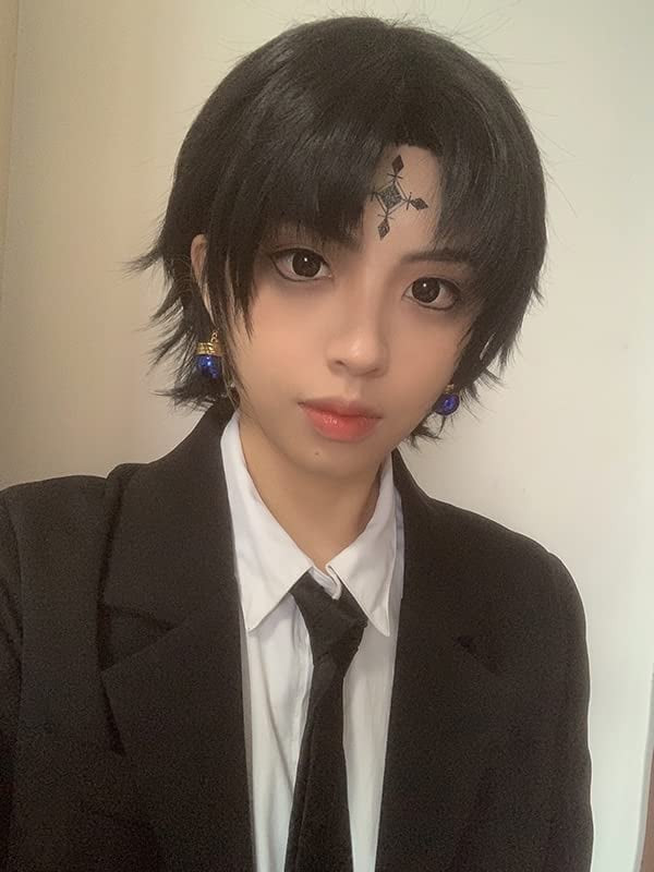 Hunter × Hunter Chrollo Lucilfer Wig - Chrollo Lucilfer Cosplay Costume Wig Prop