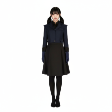 Harry Potter Magic Awakened Cassandra Vole Costume - Black Shirt Skirt Coat Full Set Cassandra Vole Cosplay