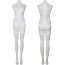The Fifth Element Leeloo Costume - White Bodysuit Leeloo Cosplay