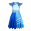 Girls Descendants 4: The Rise of Red Princess Chloe Charming Costume - Blue Dress Chloe Charming Cosplay