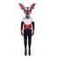 Palworld Incineram Costume - Black Bodysuit Mask Set Incineram Cosplay
