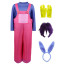 The Amazing Digital Circus Jax Costume - Pink Overalls Jax Cosplay