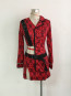 Blackpink Jisoo Costume - Red Black Skirt Top Kill This Love Performance Jisoo Cosplay