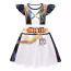 Girls K-Pop Demon Hunters Rumi Costume - Black White Gold Dress Stage Outfit Rumi Cosplay
