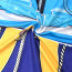 Girls K-Pop Demon Hunters Zoey Costume - Blue Yellow Dress Zoey Cosplay