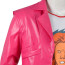 Minecraft Movie Garrett Garrison Costume - Pink Jacket Shirt Gloves Sunglasses Set Garrett Garrison Mamoa Cosplay
