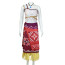 Moana 2 Costume - Red Tribal Dress Moana Cosplay