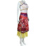 Moana 2 Costume - Red Tribal Dress Moana Cosplay