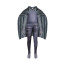 Little Nightmares Mono Kids Costume - Grey Bodysuit Mono Cosplay