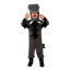 Kids Black T-Rex Costume - Mask and Jumpsuit T-Rex Cosplay