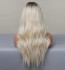 Kendall Jenner Wig - Long White Wavy Middle Parted Wig Kendall Jenner Cosplay Costume