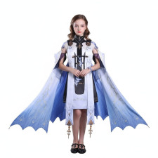 Wuthering Waves Cartethyia Deluxe Costume - Blue White Dress Accessories Cartethyia Cosplay
