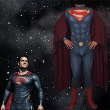 Batman v Superman: Dawn of Justice Superman Costume - Bodysuit Cape Batman Cosplay