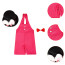 Kids Gentleman Easter Bunny Rabbit Costume - Suspenders Hat Set Easter Bunny Cosplay