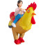 Riding Rooster Inflatable Costume - Riding Rooster Cosplay