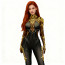 League of Legends Arcane Mel Medarda Awakened Costume - Gold Black Bodysuit Mel Medarda Cosplay