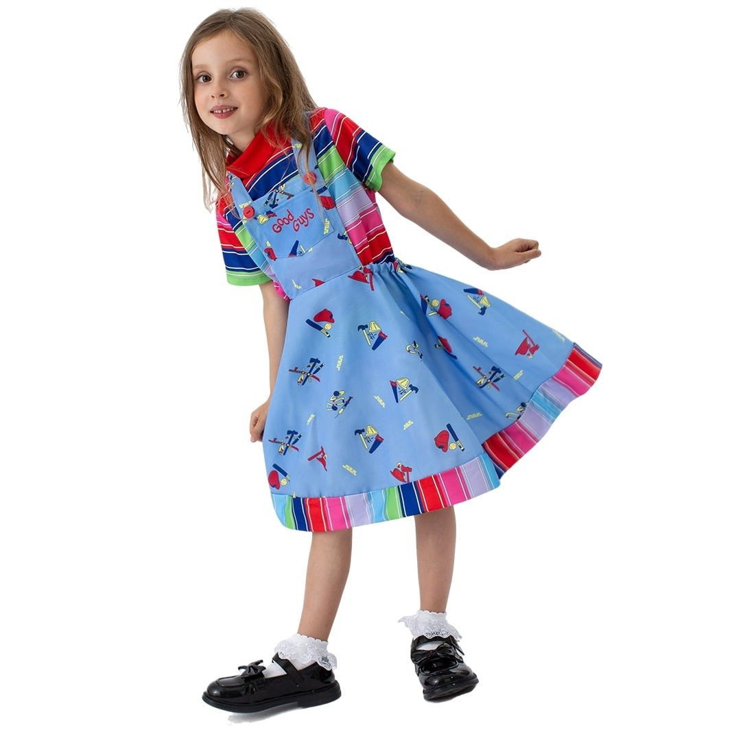 Girls Chucky Costume - Good Guys Dress Cosplay
