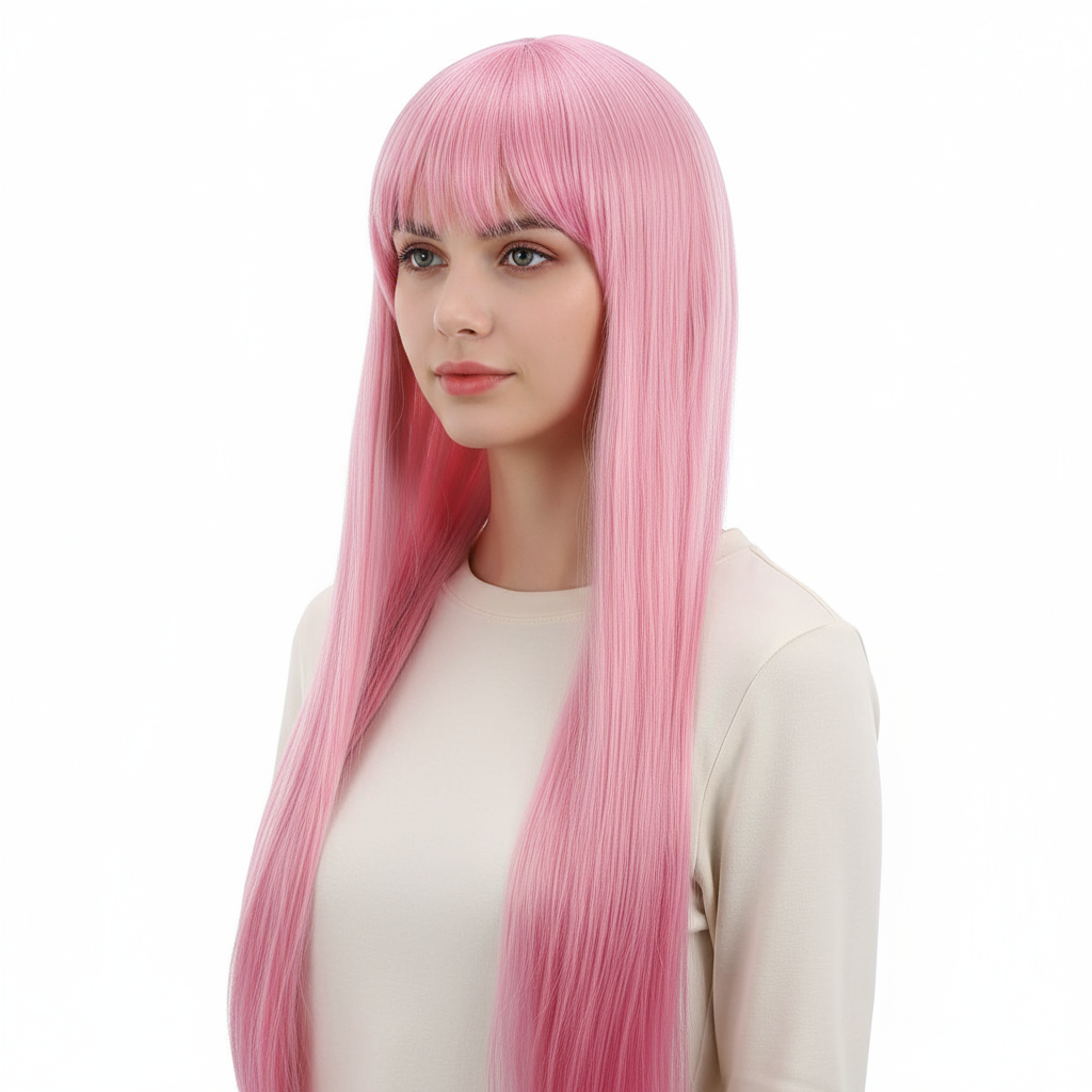 Adventure Time Princess Bubblegum Wig - Princess Bubblegum Costume Wig Prop