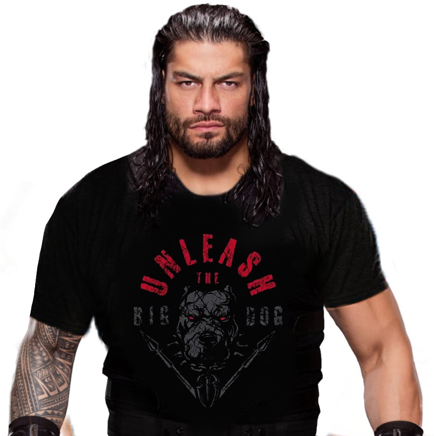 WWE Roman Reigns Costume - Unleash The Big Dog T-Shirt Roman Reigns Cosplay