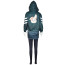 Dead by Daylight Feng Min Bunny Skin Costume - Green Jacket Skirt Set Feng Min Bunny Skin Cosplay
