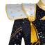 Girls KPop Demon Hunters Zoey Stage Costume - Sparkling Black & White Shirt Skirt Full Set Kpop Zoey Cosplay