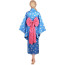 One Piece Nami Costume - Blue Kimono Nami Cosplay