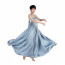 Star Wars Padme Amidala Costume - Long Light Blue Dress Padme Amidala Cosplay