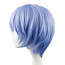 Neon Genesis Evangelion Rei Ayanami Wig  - Rei Ayanami Cosplay Costume Wig 