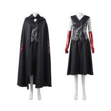 Beetlejuice Beetlejuice Delia Deetz Costume - Cape Skirt Set Delia Deetz Cosplay