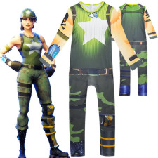 Fortnite Munitions Expert Female Soldier Cosplay Costume