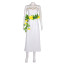 Final Fantasy Aerith Gainsborough Costume - White Gold Dress Aerith Gainsborough Cosplay