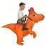 Jurassic World Riding Parasaurolophus Dinosaur Inflatable Costume - Riding Parasaurolophus Dino Cosplay