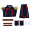 Slave of the Magic Capital's Elite Troops Kyoka Uzen Costume - Blue Uniform Dress Kyouka Uzen Cosplay