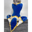 Anime Furry Fur Suit Costume - Blue White Bodysuit With Tail Anime Furry Cosplay