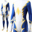 Anime Furry Fur Suit Costume - Blue White Bodysuit With Tail Anime Furry Cosplay