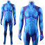 Metroid: Zero Mission Samus Aran Costume - Blue Bodysuit Samus Aran Cosplay