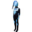 Cookie Run Shadow Milk Cookie Costume - Bodysuit Mask Shadow Milk Cookie Cosplay