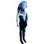 Cookie Run Shadow Milk Cookie Costume - Bodysuit Mask Shadow Milk Cookie Cosplay