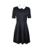 Wednesday The Addams Family Stort Sleeve Dress Cosplay Costume