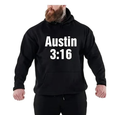 WWE Steve Austin Stone Cold Costume - Hoodie Steve Austin Cosplay