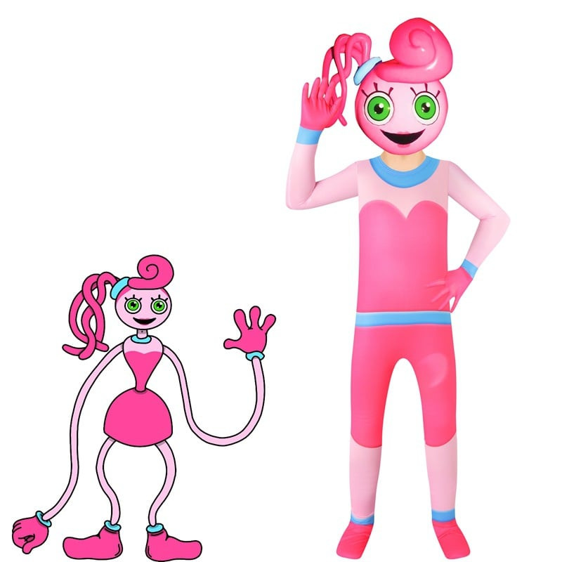 Mommy Long Legs Poppy Playtime Lycra Cosplay Costume