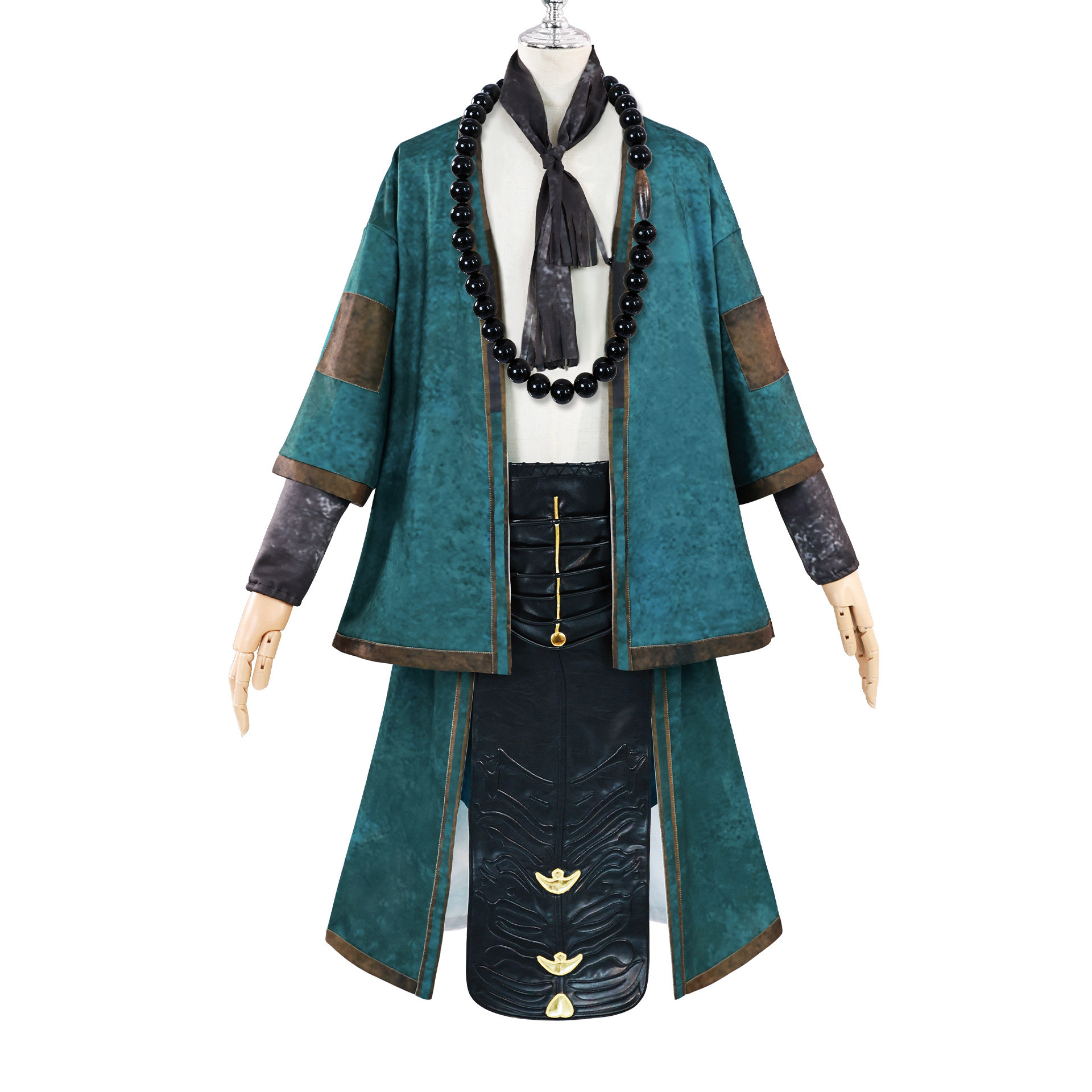 Black Myth: Wukong Zhu Bajie Costume - Green Robe Skirt Set Zhu Bajie Cosplay