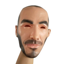 David Beckham Mask - Latex Full Face Mask David Beckham Costume Cosplay Prop