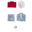 Bruno Mars Die With A Smile Music Video Outfit Costume - Blue Suit Hat Full Set Bruno Mars Cosplay